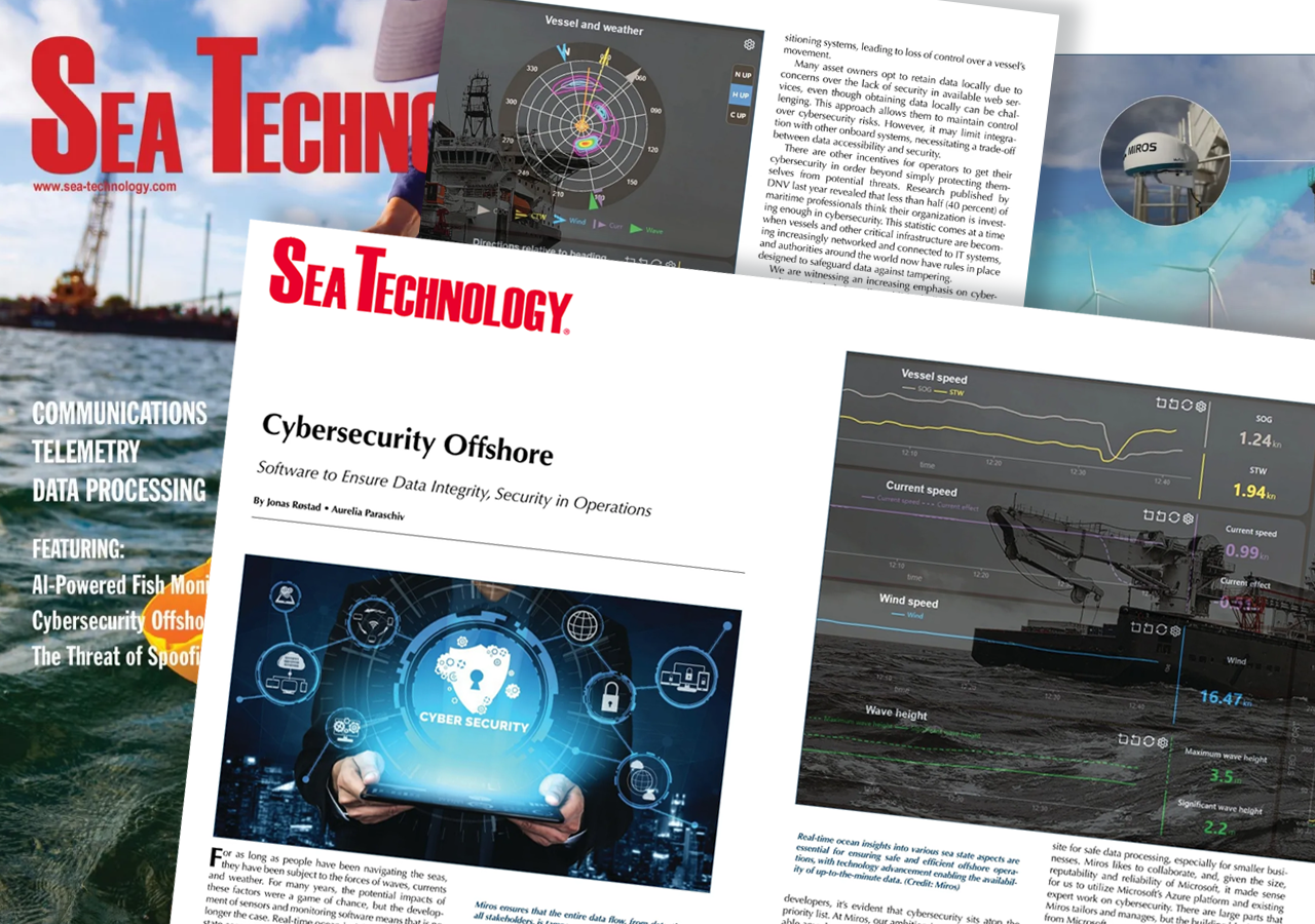 Sea Technology Miros Cybersecurity